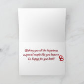 **婚約おめでとう** カード (内部)