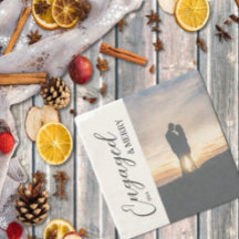 婚約したおよびメリーカップル写真