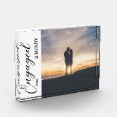 婚約したおよびメリーカップル写真 フォトブロック (左)