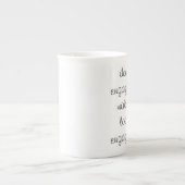 婚約したか。 ボーンチャイナマグカップ (正面)