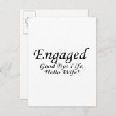 婚約したさようなら 案内ポストカード (正面/裏面)