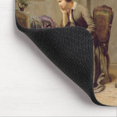 婚約したなカップルへのトースト マウスパッド (コーナー)