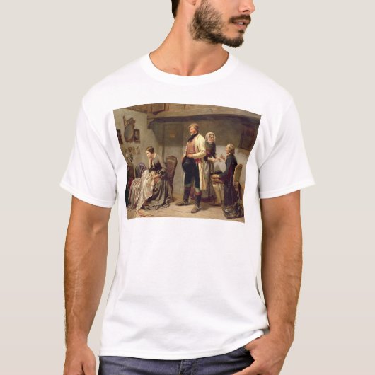 婚約したなカップルへのトースト Tシャツ (正面)