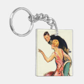 婚約したなカップル キーホルダー (正面左)