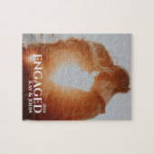 婚約したエレガントミニマルモダンPhoto ジグソーパズル (横)