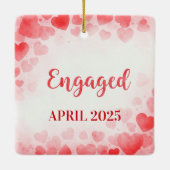 婚約したオーナメント セラミックオーナメント (裏面)