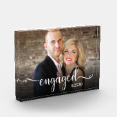 婚約したフォトブロックのスクリプト フォトブロック (左)