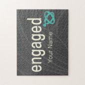 婚約したリングや輪カップルのバチュラーパーティま結婚たは ジグソーパズル (縦)