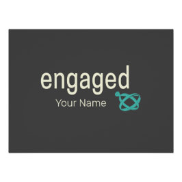 婚約したリングや輪カップルのバチュラーパーティま結婚たは ポスター