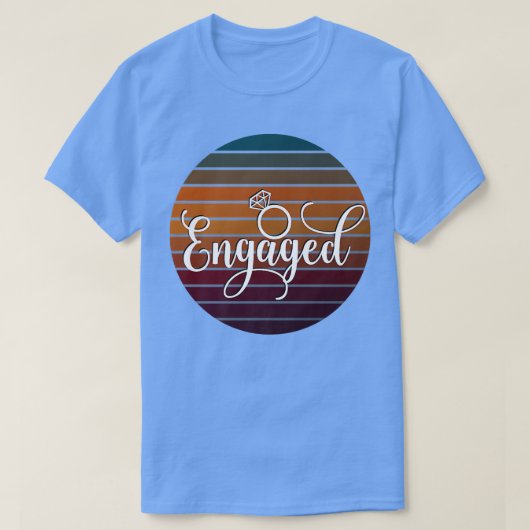 婚約した Tシャツ (デザイン正面)