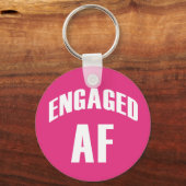 婚約したAFキーチおもしろいェイン キーホルダー (正面)