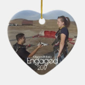 婚約のオーナメント セラミックオーナメント (裏面)