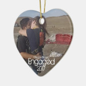 婚約のオーナメント セラミックオーナメント (左)