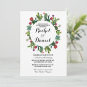 婚約のサボテンのフェスタのサボテンのカップルの招待 招待状 (スタンド正面)