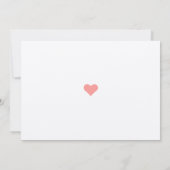 婚約のピンクを結婚するイスラム教のイスラム教のヴィンテージ 招待状 (裏面)