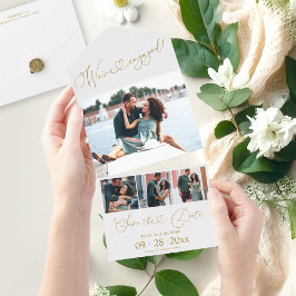 婚約の発表と日付の保存 オールインワン招待状