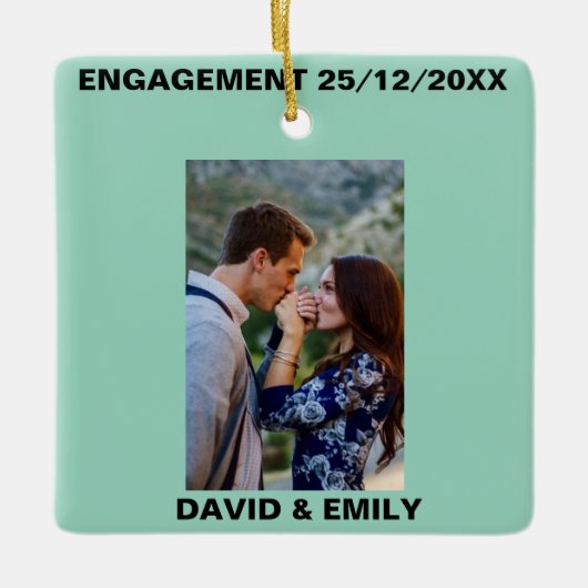 婚約オラナ セラミックオーナメント (正面)