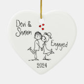 婚約オーナメント セラミックオーナメント (裏面)