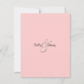 婚約カクテルパーティの招待状 招待状 (裏面)