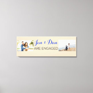 婚約カスタムギフト キャンバスプリント