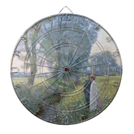 婚約カップル（結婚と婚姻）（婚約） ダーツボード (正面)