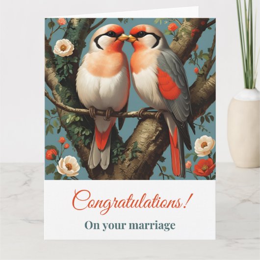 婚約カード、おめでとうございます結婚の カード (正面)