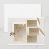 婚約カード ポストカード (正面/裏面)