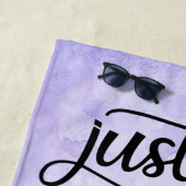 婚約ギフト新郎新婦ギフトたった今結婚しました ビーチタオル (インサイチュ)