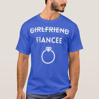 婚約ギフトTアヌン婚約したのシャツ Tシャツ