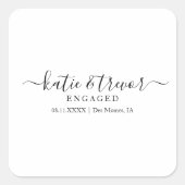 婚約シール スクエアシール (正面)