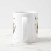 婚約スクリプトエレガント ジャンボコーヒーマグカップ (裏面)