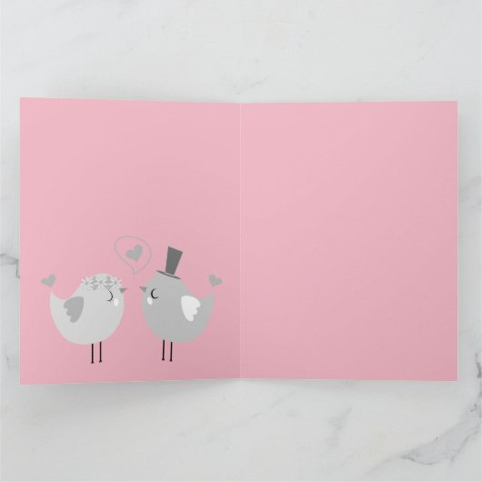 婚約デザイン カード (内部)