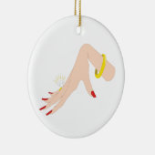 婚約ハンドリングや輪 セラミックオーナメント (右)