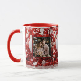 婚約バレンタインデイロヴェコアパーソナライズされた マグカップ
