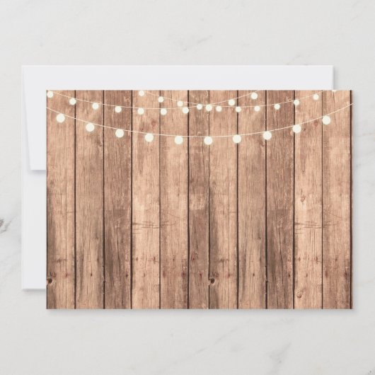 婚約パーティのカップルのシャワーの黒板の招待 招待状 (裏面)