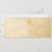 婚約パーティのチケットは素朴な招待をつなぎます 招待状 (裏面)