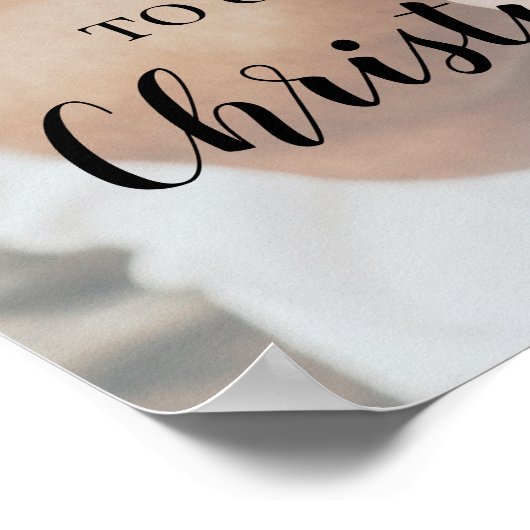 婚約パーティウェルカムサインと写真 ポスター (角)