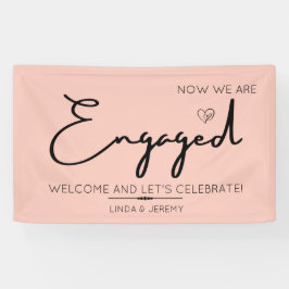 婚約パーティウェルカムバナーバラ 横断幕