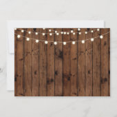 婚約パーティカップルシャワー黒板招待状 招待状 (裏面)