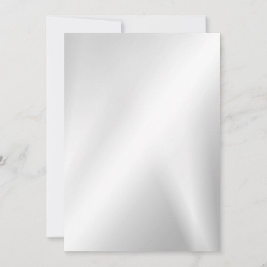 婚約パーティカラフルピンクフローラゴールデンフレーム 招待状 (裏面)