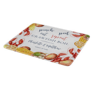 婚約パーティクロウフィッシュ カッティングボード