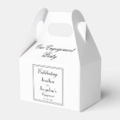 婚約パーティサンキューアヴェントスクリプトシック フェイバーボックス (正面サイド)