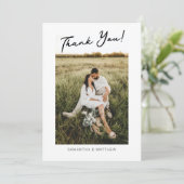 婚約パーティサンキューカードと写真 サンキューカード (スタンド正面)