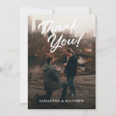 婚約パーティサンキューカード サンキューカード (正面)