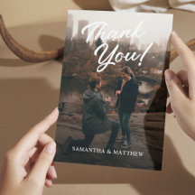婚約パーティサンキューカード