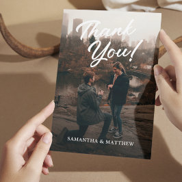 婚約パーティサンキューカード サンキューカード