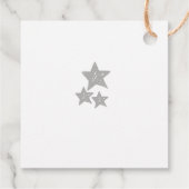 婚約パーティサンキューギフトシンプルスクリプトシック フェイバータグ (裏面)