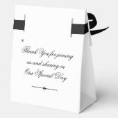 婚約パーティシックエレガントスクリプトラージホワイト フェイバーボックス (裏面)