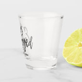 婚約パーティスクリプトレタリング |ショットガラス ショットグラス (右)