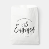 婚約パーティスクリプトレタリング | フェイバーバッグ (正面)